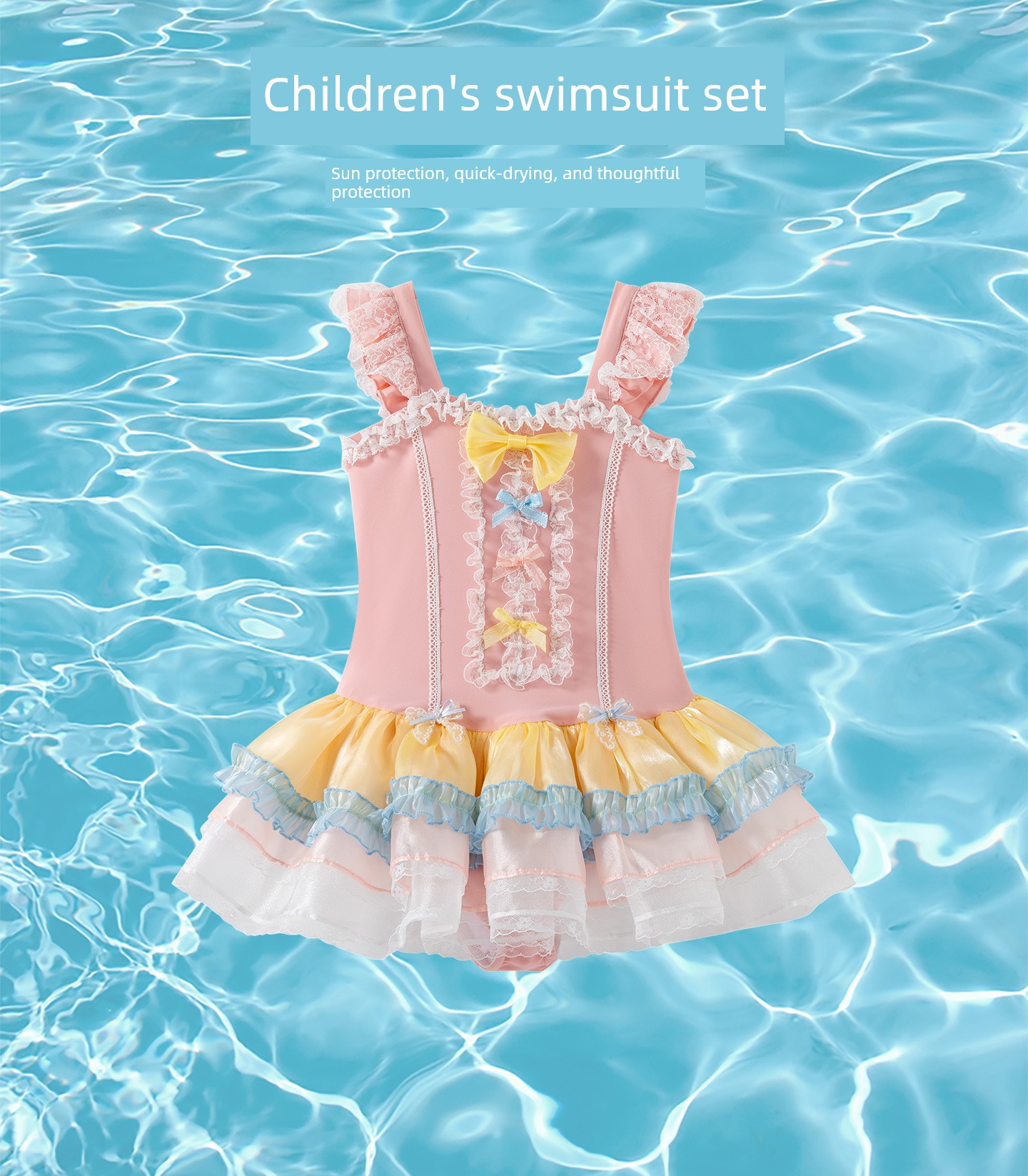 66 Princess Children's Clothing Girls' One-Piece Swimsuit 2026 New Model Children's Stunning Swimwear Sweet Girls' Swimwear — 4