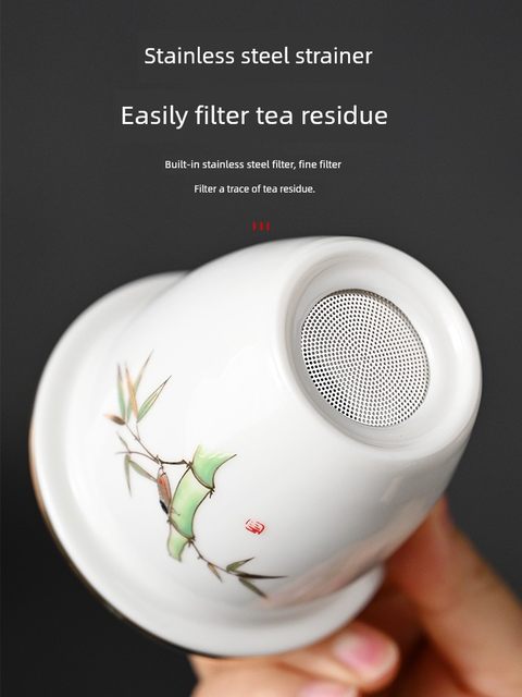 Travel tea set 2025 new portable storage bag one pot three cup travel quick guest cup girls teapot