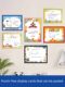 Picture frame mounting Children's student certificate storage photo frame magnetic display sticker certificate display business license protection cover