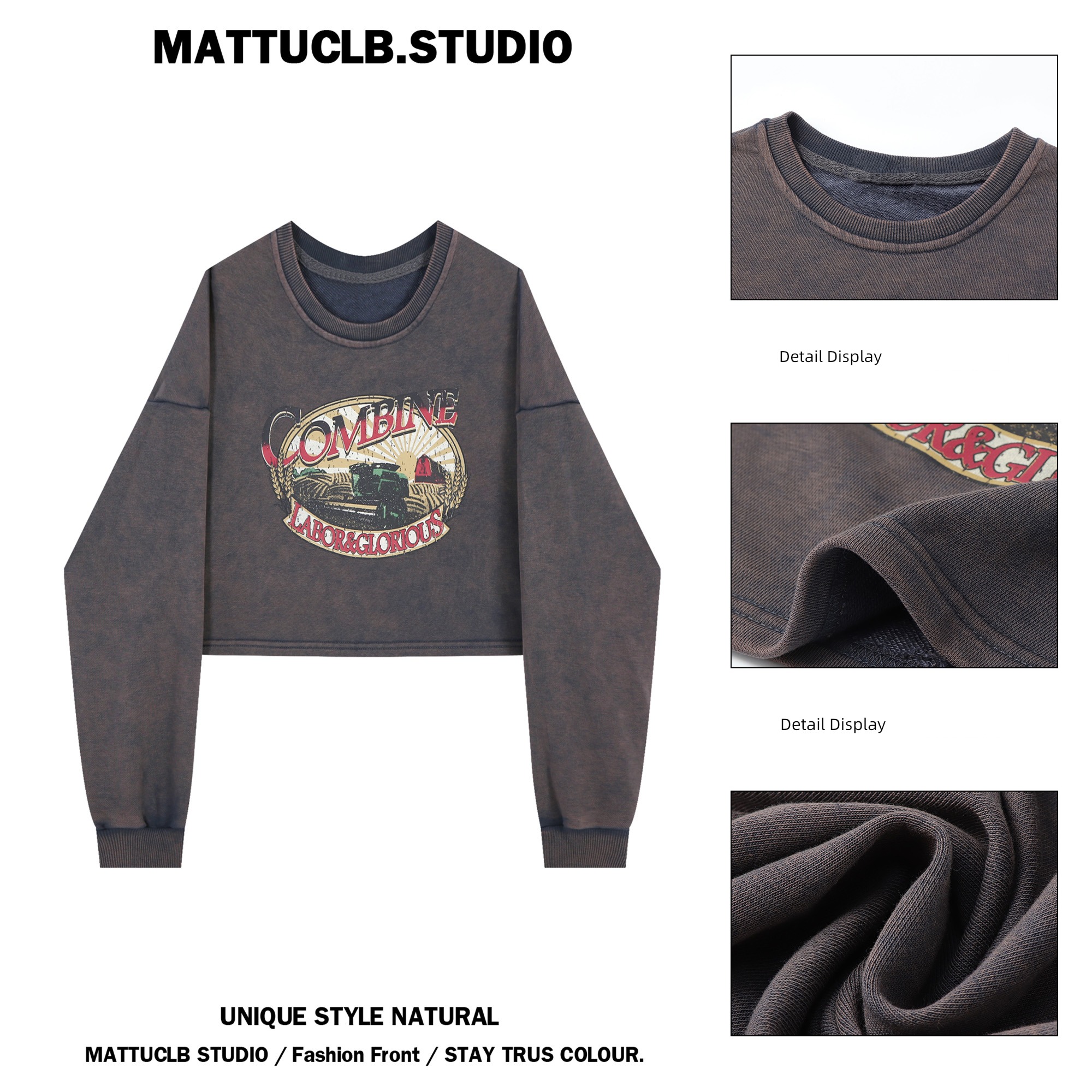 Sweater MATTUCLB easy Europe and America hottie jacket