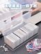 Card storage box Children's small card Ultraman card transparent partition finishing box dustproof with lid Yeluo Lika book