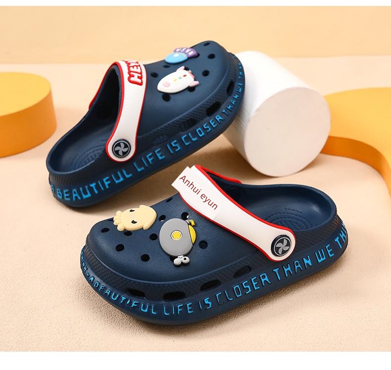 British Magkiss Kidsren's Sandals, Boys' Summer Sandals, Clogs, Girls' Baby Non-Slip Beach Shoes — 24