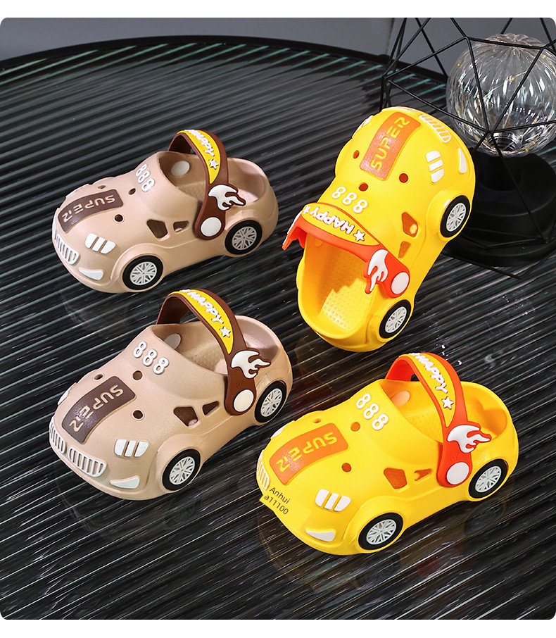 Children's Clogs for Boys and Girls, Light-Up Closed-Toe Sandals for Summer, Outdoor and Indoor Use, Baby and Kids' Slippers — 11