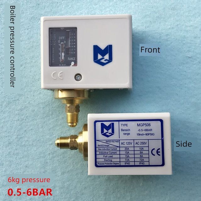 Fully automatic steam boiler pressure controller 10 kg industrial generator adjustable pressure switch installation accessories