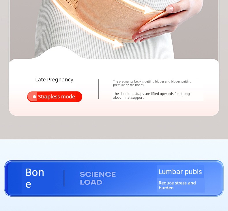 Hoghoag Belly Belt for Pregnant Women in the Second Trimester of Pregnancy Handy Gadget Detachable Belly Belt — 13