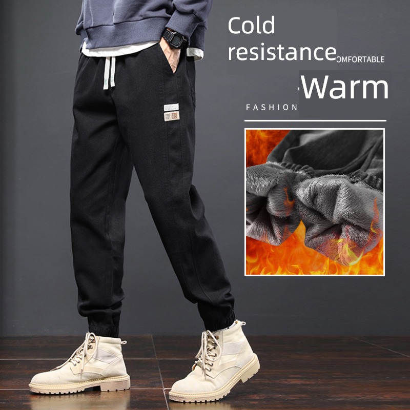 khaki leisure time Spring and Autumn Winter money Harlan Overalls