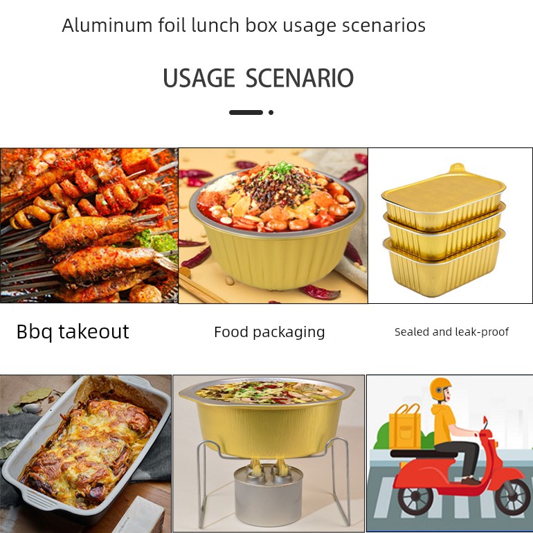 Hot Pot Heating Insulation Aluminum Foil round Tin Carton