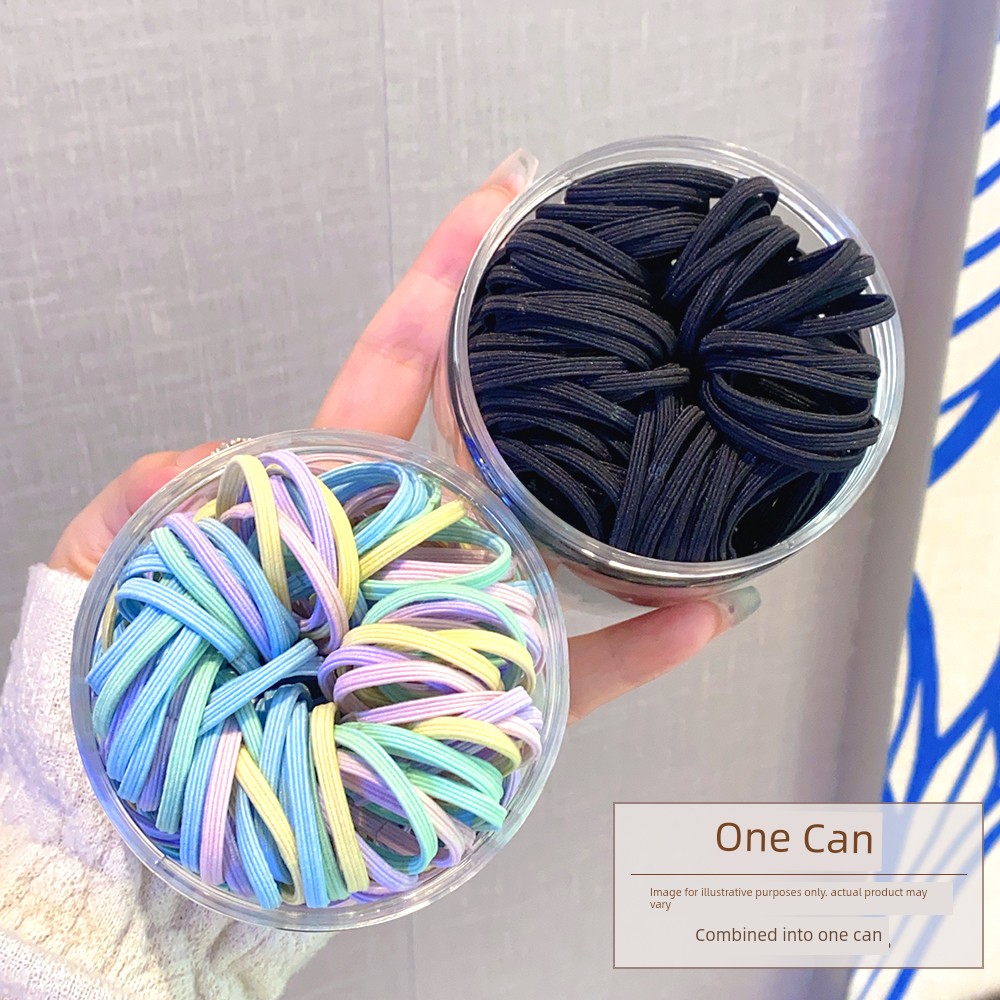 Children's Rubber Bands, High-Elasticity Hair Ties, Durable Hair Ropes with Good Elasticity, Girls' Hair Accessories That Don'T Damage Hair, Ponytail Hair — 7