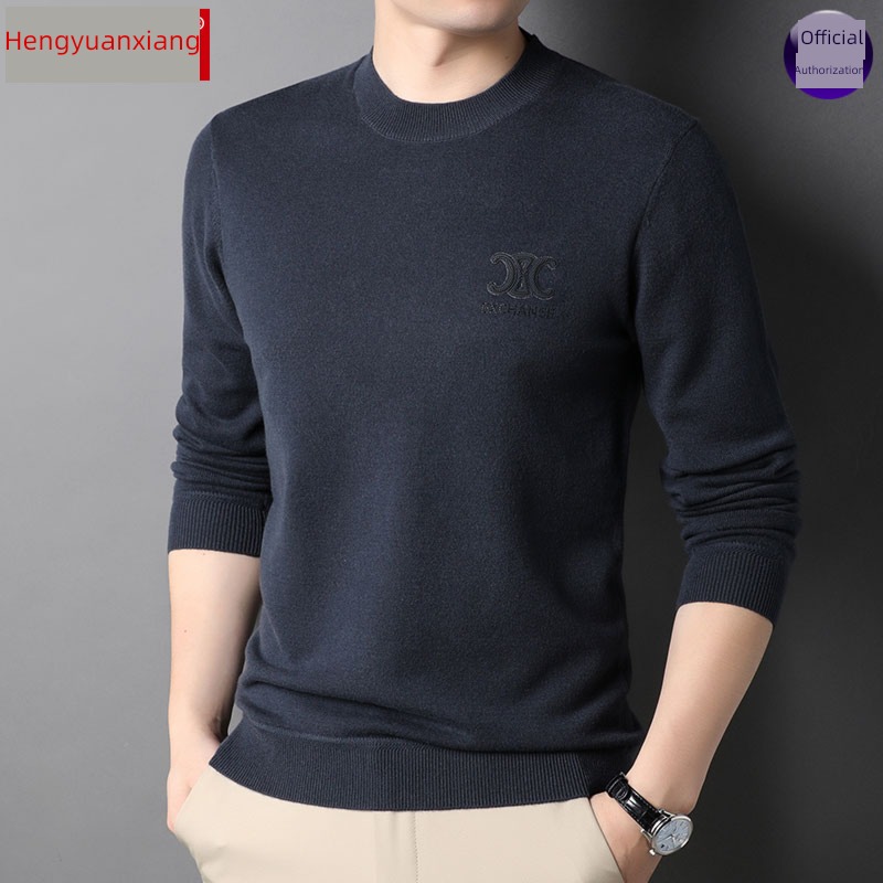 hyz  Half high collar Cashmere Condom man sweater