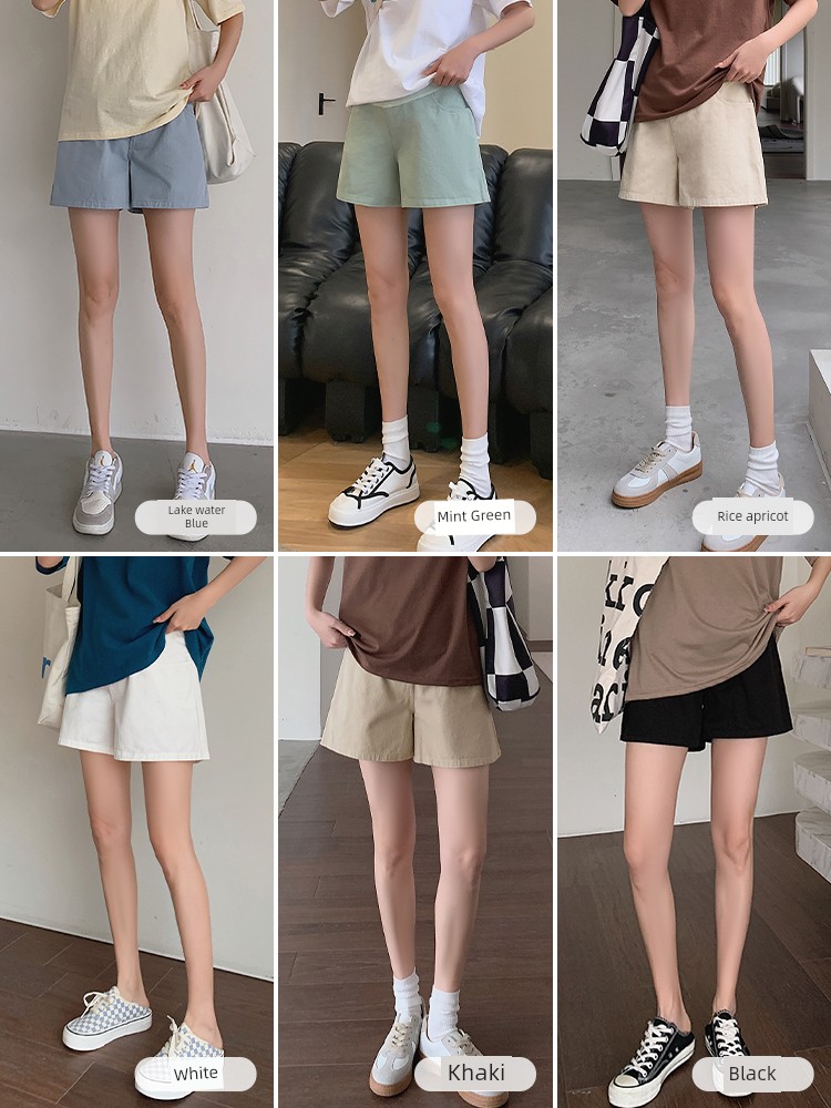 Summer Outwear Thin Pure Cotton Shorts for Pregnant Women — 2