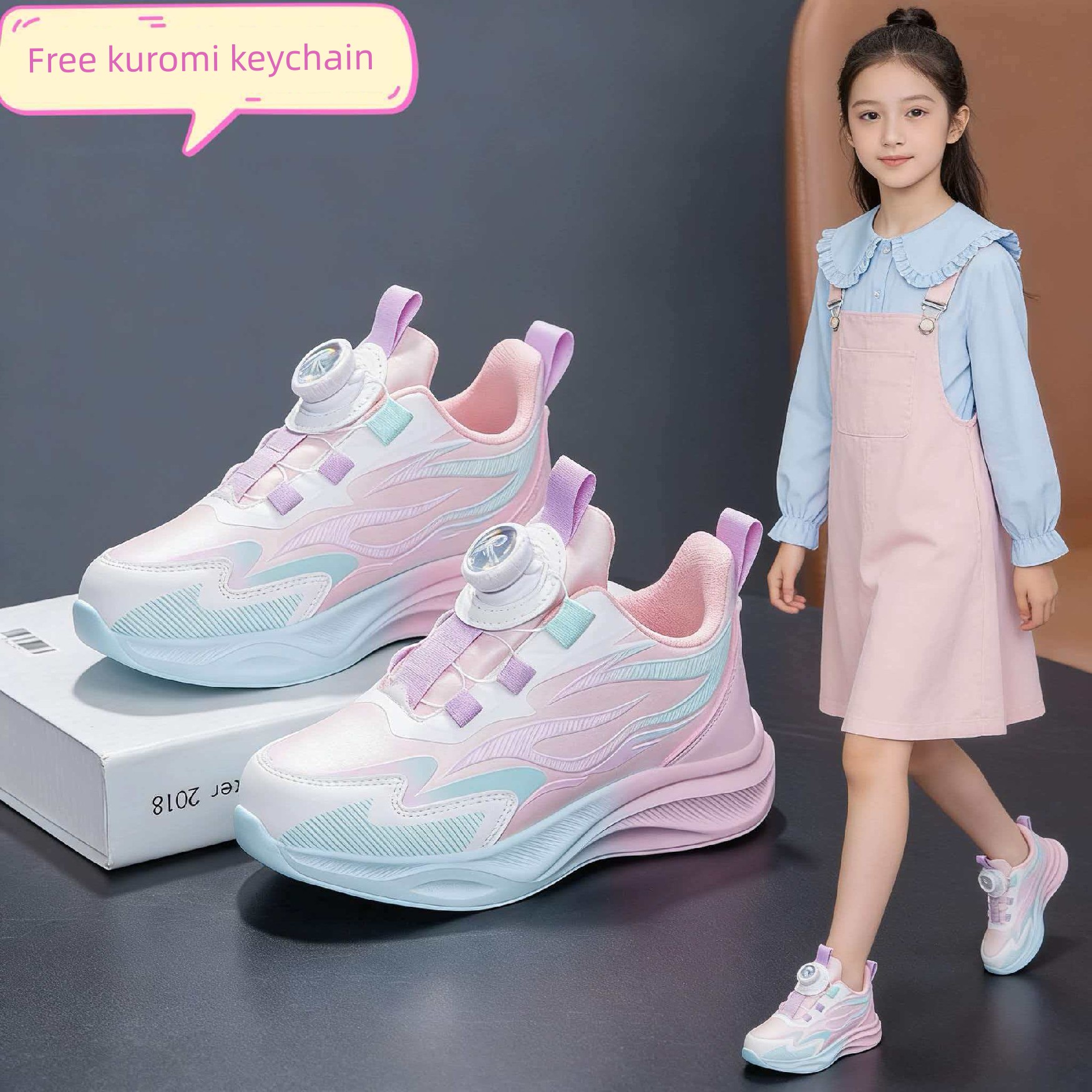 Girl Summer Sports Soft Bottom Closed Toe Sandals — 6