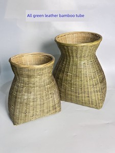 Green Peel Woven Picking Tea Basket Tea Basket Handmade Bamboo Fish Basket Bamboo Basket Kids Bamboo Basket Outdoor Fish