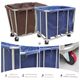 Hotel linen car room service car stainless steel trolley laundry hotel cleaning car storage car cloth bag