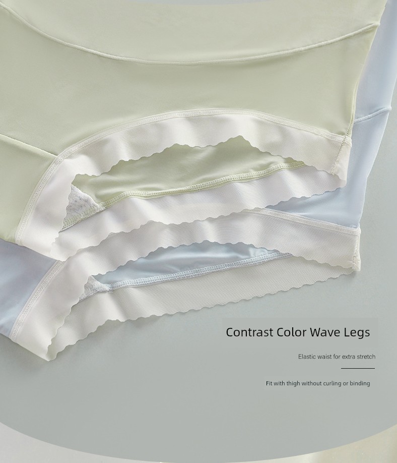 High Waist Belly Support Special Cotton Crotch Ice Silk Pregnant Women's Underpants — 14