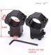 Tube clamp 8-character clamp qq double round tube clamp support rail clamp infrared octagonal clamp strong light flashlight clamp