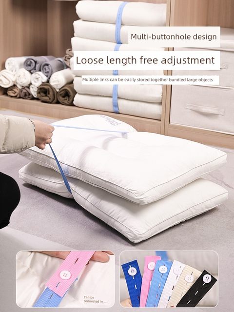 Clothes storage bundles pulling curls sweater base shirt quilts short sleeves folding clothes artifact universal elastic band