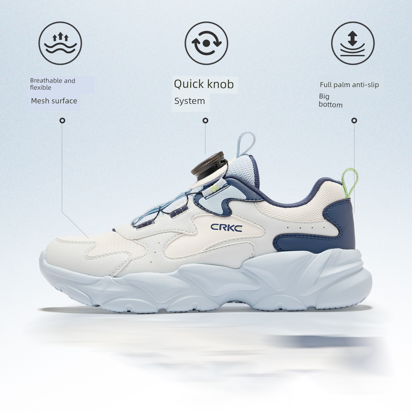 Boundary 4 | Hongxing Erke Children's Shoes, Boys' Sports Shoes, Autumn New Children's Shoes, Mesh Non-Slip Youth Shoes — 3