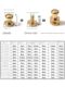 手工皮具 纯铜五金 和尚头12个规格 铜奶嘴头 黄铜 纯铜 箱包五金