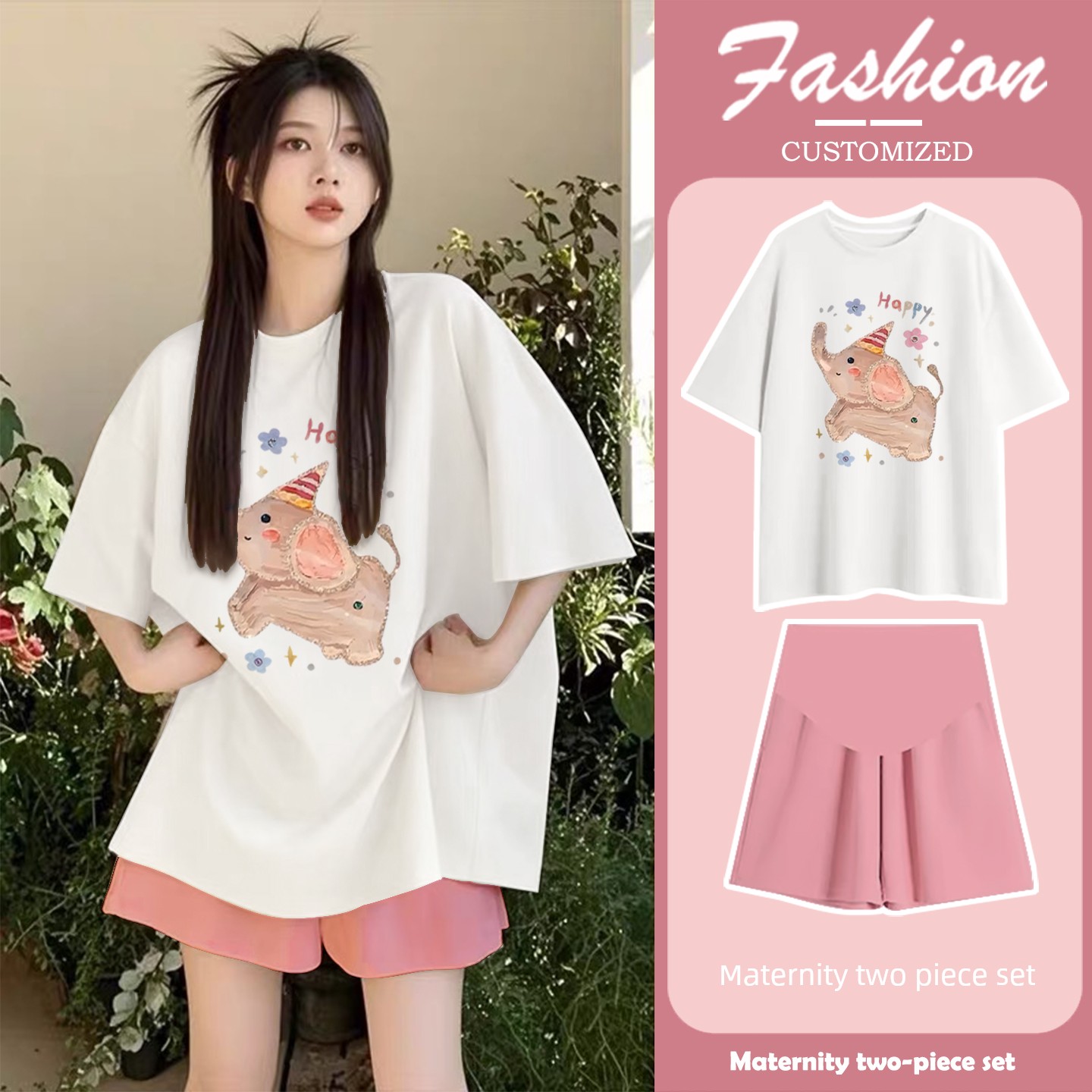 Maternity Set for Summer 2026: New Trendy Tops for Stylish Moms, Maternity Wear That Doesn'T Show Pregnancy, with a High-End Feel, and Maternity Pants — 17