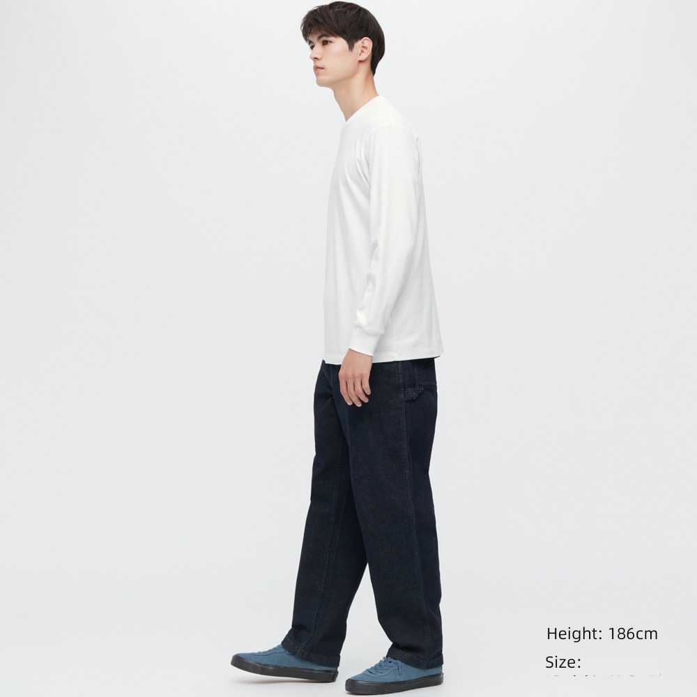 UNIQLO soft Long sleeve Autumn and winter New products Round neck T-shirt