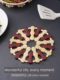 Heat insulation pad Large casserole mats Restaurant household heat-resistant high temperature resistant plate bowl pad anti-scalding placemat bamboo cushion round square