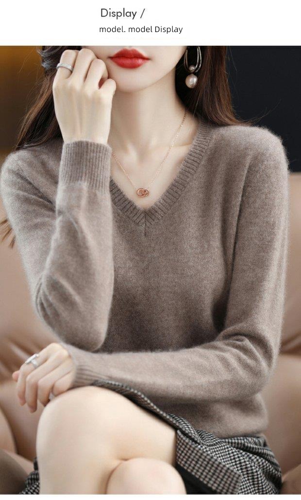 100% Autumn and winter easy Condom Long sleeve pure cardigan
