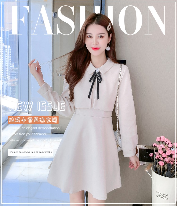 Autumn and winter little chap Wool fashion Advanced sense Winter skirt