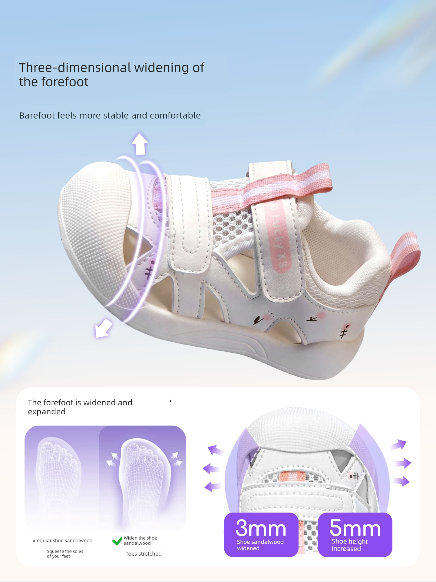 Jq Jingqi Baby Sandals Summer New Style Non-Slip Soft-Soled Baby Shoes for Boys and Girls with Hollow Mesh Breathable Functional Shoes — 4