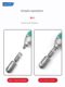 Electric wrench rotating electric hammer impact drill conversion head square handle round handle two groove drilling wall drilling multifunctional joint