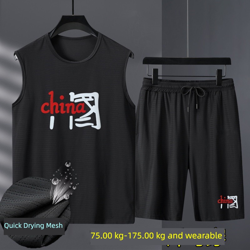 Big size summer Sleeveless waistcoat fat people motion vest
