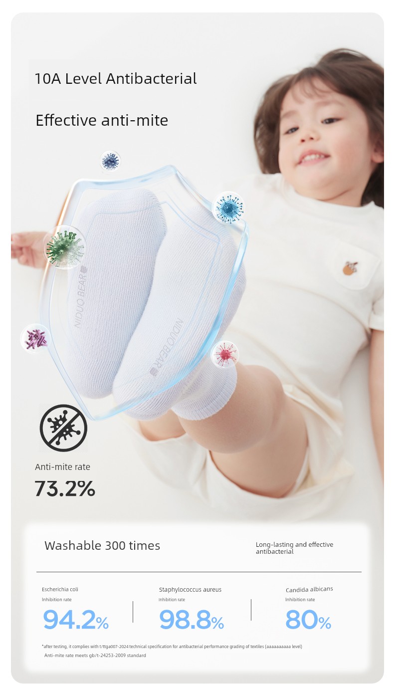 Niduoxiong Baby Summer Thin Boneless Breathable Socks — 4