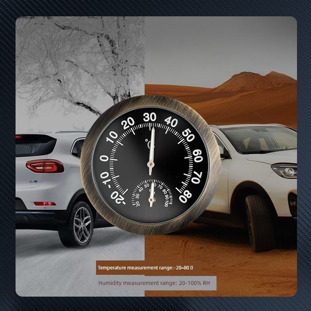 High-precision luminous explosion-proof vehicle temperature and humidity meter for vehicle air outlet temperature measurement