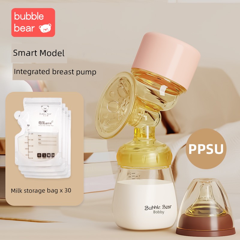 [Same Style with TikTok] Cloth Bichon Electric Breast Pump Breast Milk Smart Massage Portable Integrated Mute Milking — 4