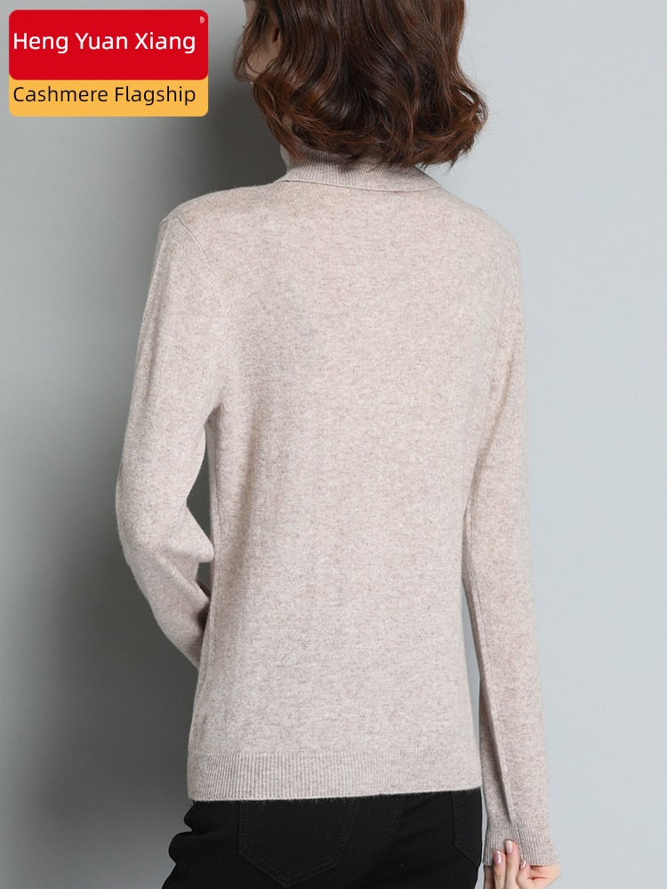 hyz  High collar ma'am Autumn and winter homegrown products Cashmere sweater