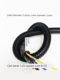 PP flame retardant corrugated pipe threading hose electrician wire sheath pipe wire harness plastic temperature resistant open threaded pipe