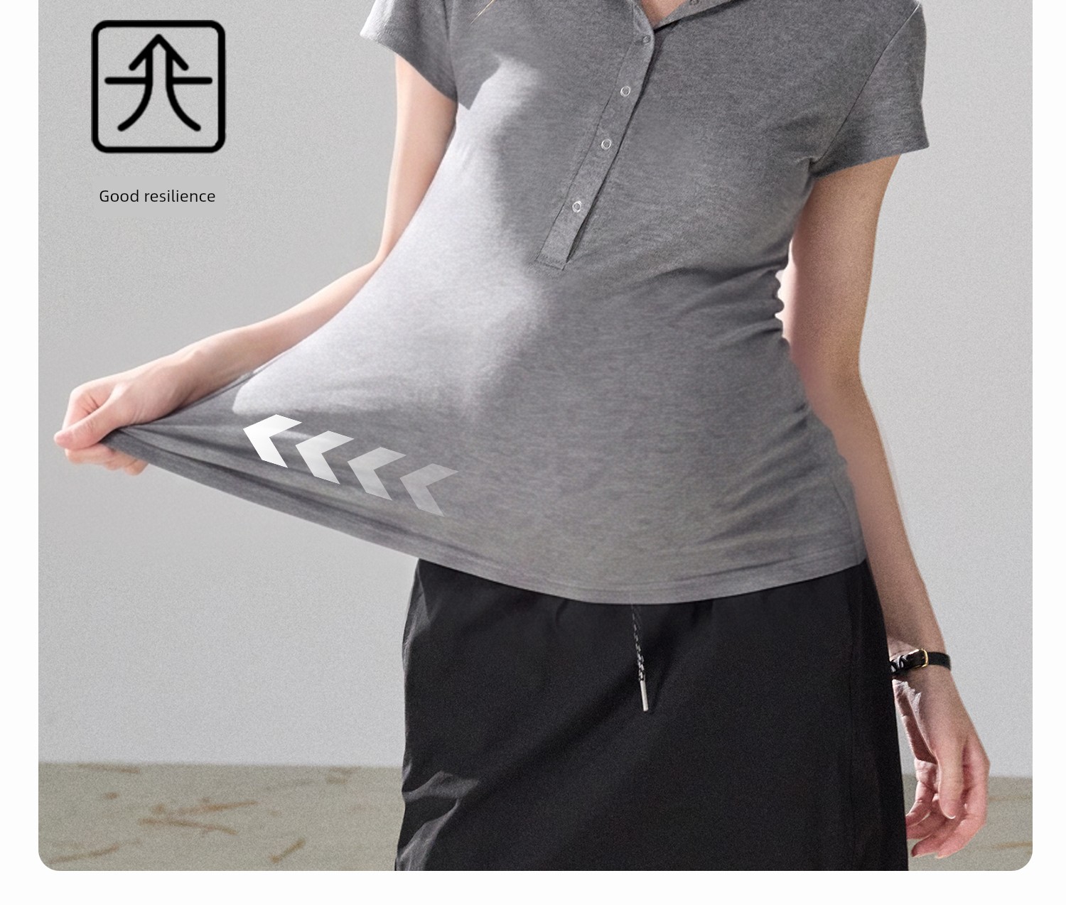 Breastfeeding Short-Sleeve T-Shirt Top Maternity Wear Lenzing Tencel Modal Nursing Half-Sleeve Summer Thin Style Trendy Mom Outerwear — 17
