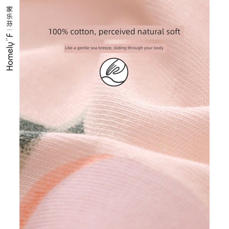 pure cotton Short sleeve trousers summer middle age mom pajamas