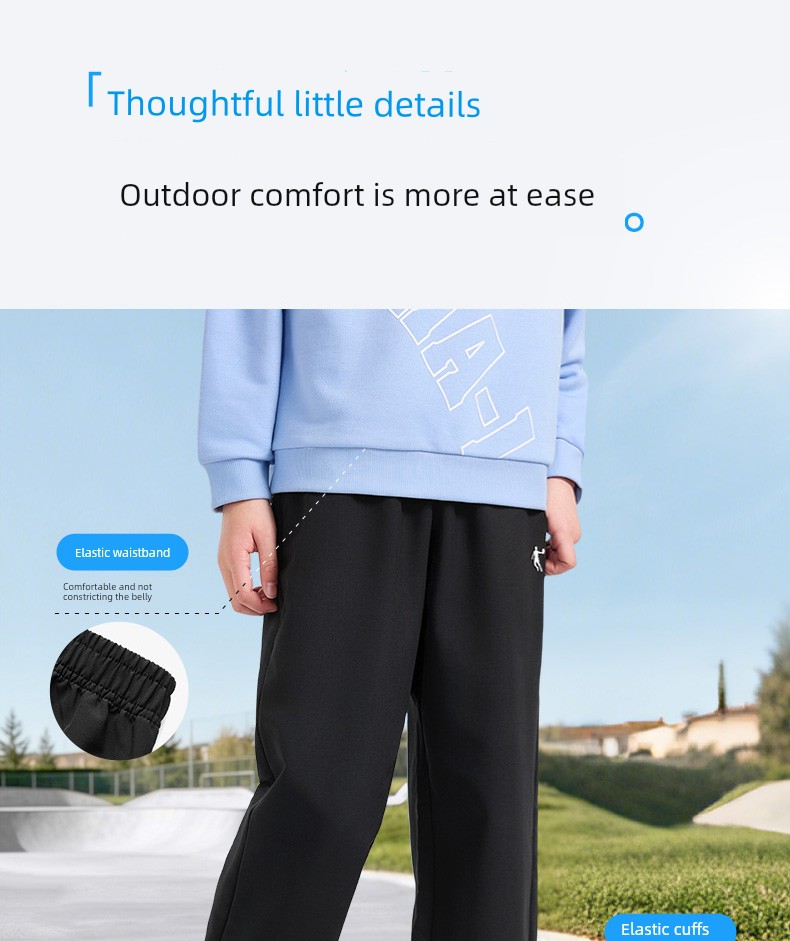 Jordan Children's Clothing Boys' Pants Spring and Autumn Youth Water-Resistant Woven Quick-Dry Pants Girls' Sports Long Pants — 6