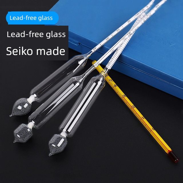 Alcohol meter, liquor degree measurement meter, household brewing alcohol tester, alcohol meter, thermometer, wine meter, high precision
