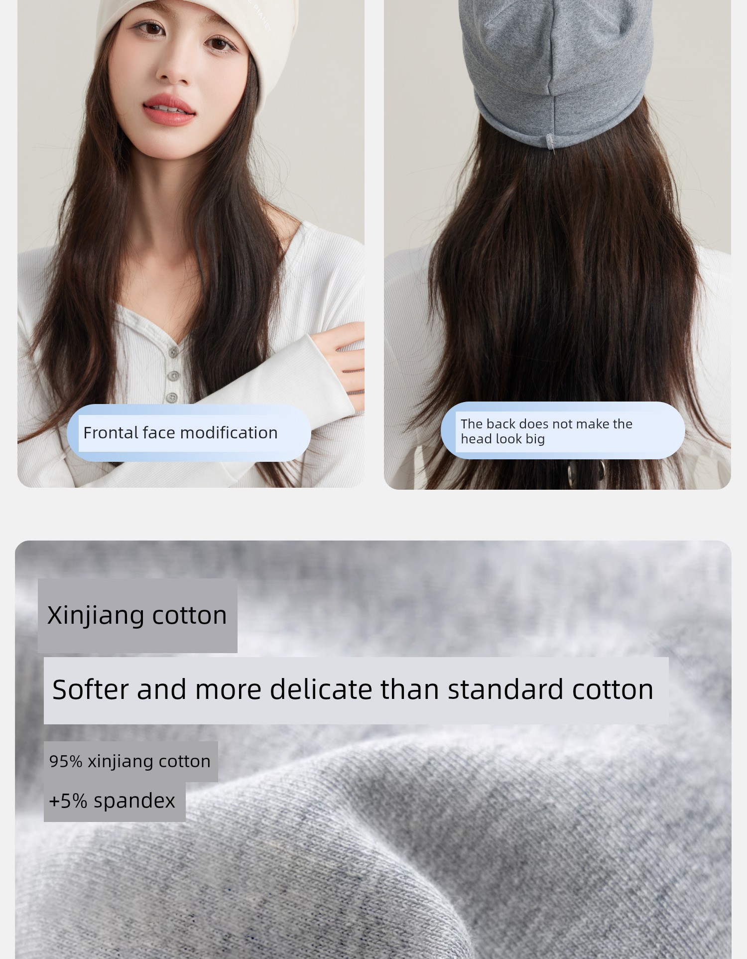 Postpartum Cotton Hat for Spring and Autumn, 10A Antibacterial Maternity Hat, Moisture-Wicking, Breathable, Head Protection, Large Head Circumference, — 5