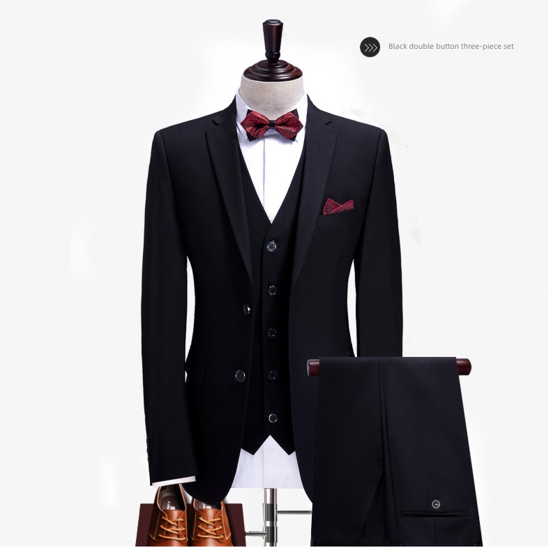 man Korean version Self-cultivation groomsman marry man 's suit suit