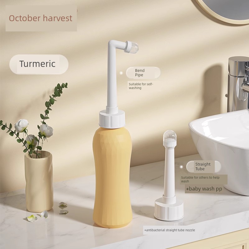 October Crystal Maternity and Postpartum Women's Private Part Washer, Portable Cleaning Bottle for Buttocks, Anus, and Perineum — 6