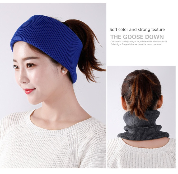 Autumn and winter cervical vertebra Fake collar thickening Wool thread Condom Neckline