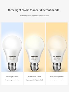 Henderson Led Super Bright Table Lamp For Home Warm Yellow Screw Mouth