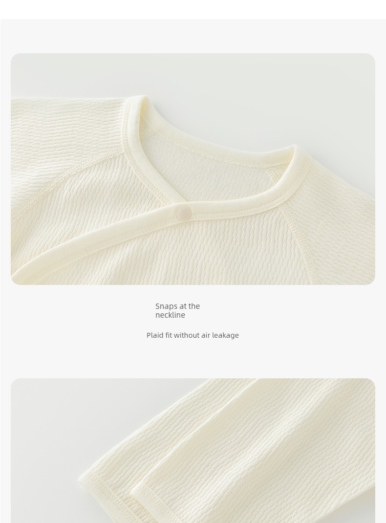 Guiqi Bear Newborn Spring and Autumn Long-Sleeve Romper Pure Cotton Monk-Style Clothes Baby Tie-Up Jumpsuit Autumn Outfit — 18