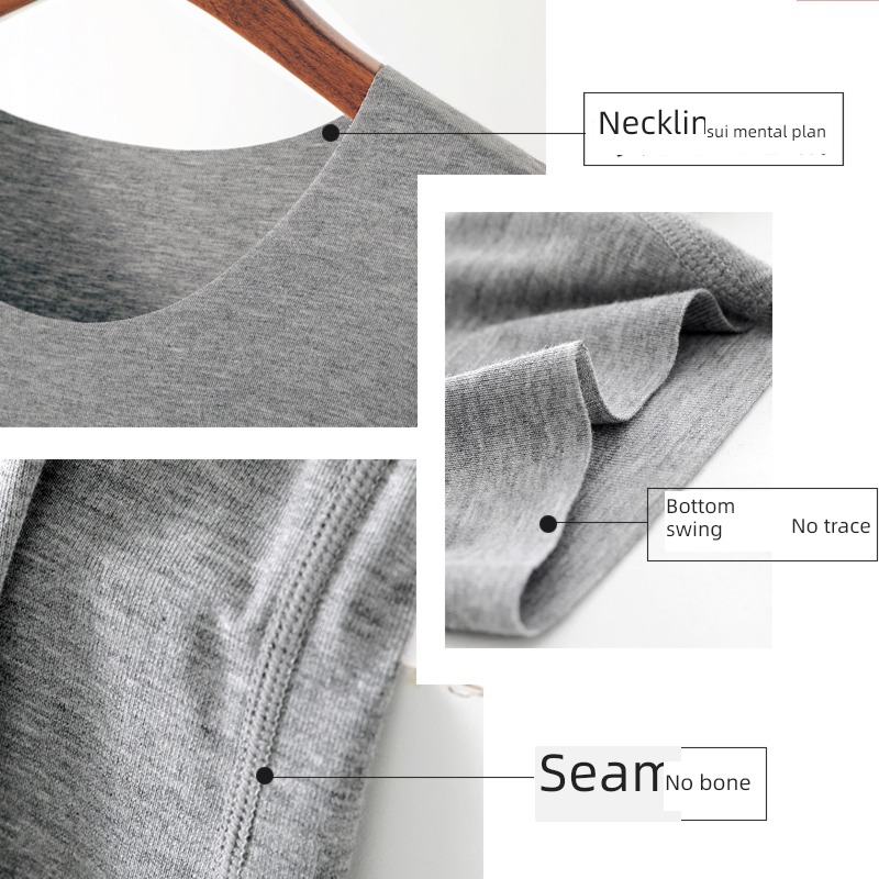modal  Thin money Round neck Self-cultivation Versatile Short sleeve T-shirt