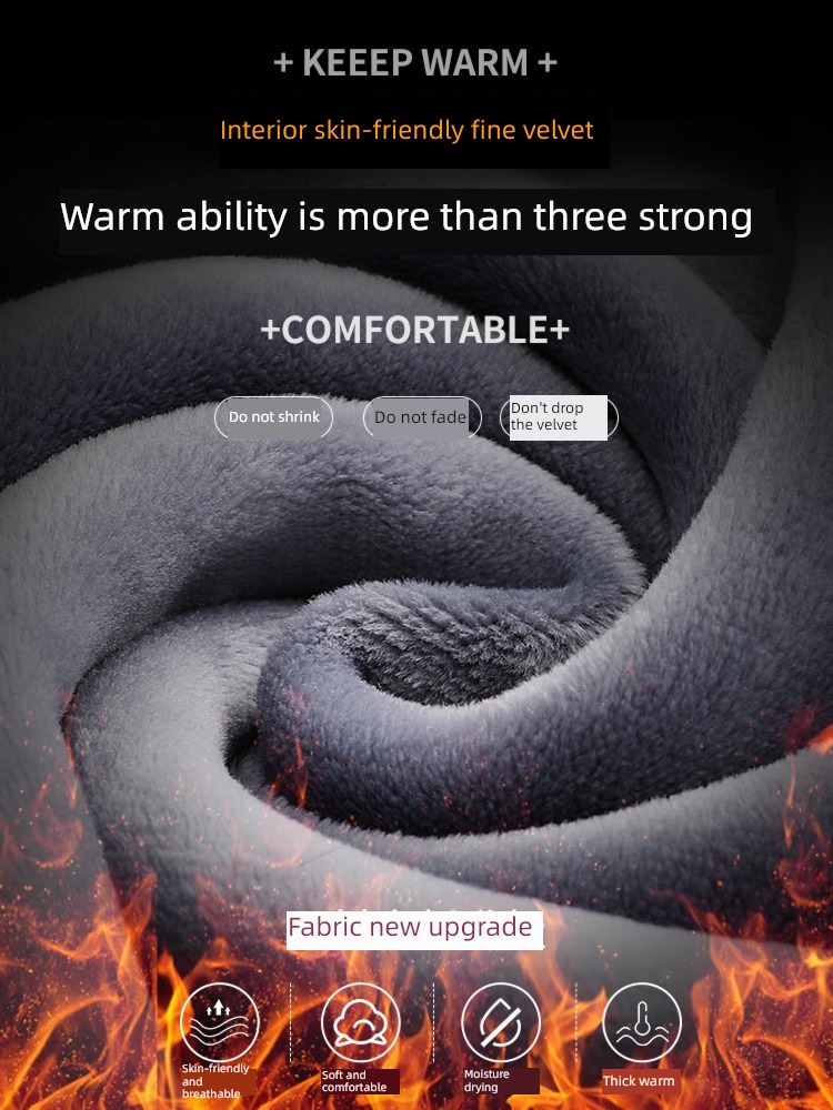thickening keep warm Round neck Condom trend Versatile sweater