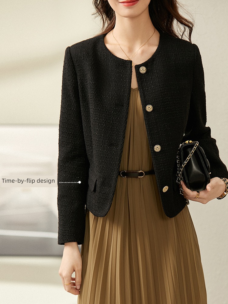 Little fragrance Chantubila Korean style Tweed jacket