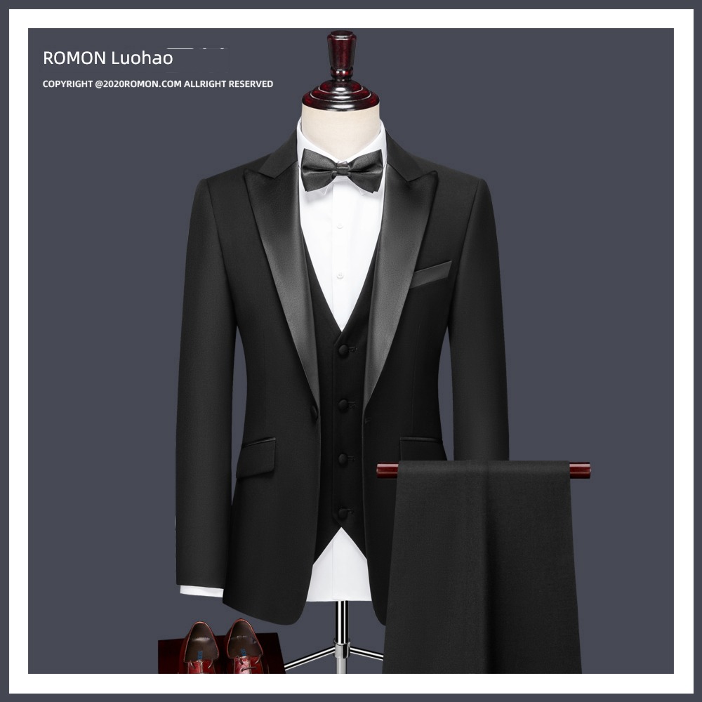 Romon show groom groomsman Pagoda Shiduo Self-cultivation formal wear