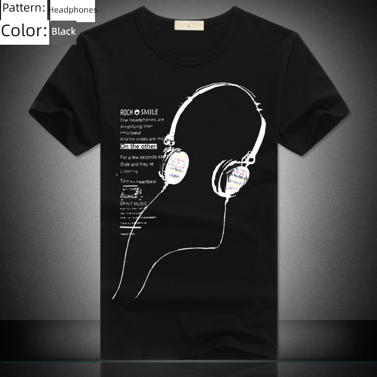 T-shirt man Short sleeve leisure time pure cotton Undershirt summer wear